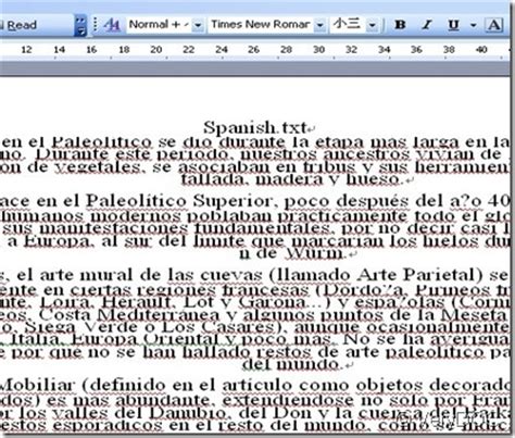convert spanish word document to english